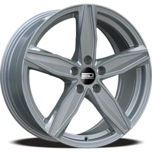 Euro Design – Berlin – Silver – 17″x7.5″ 40mm – All weather Wheels – BER1775J4064STO
